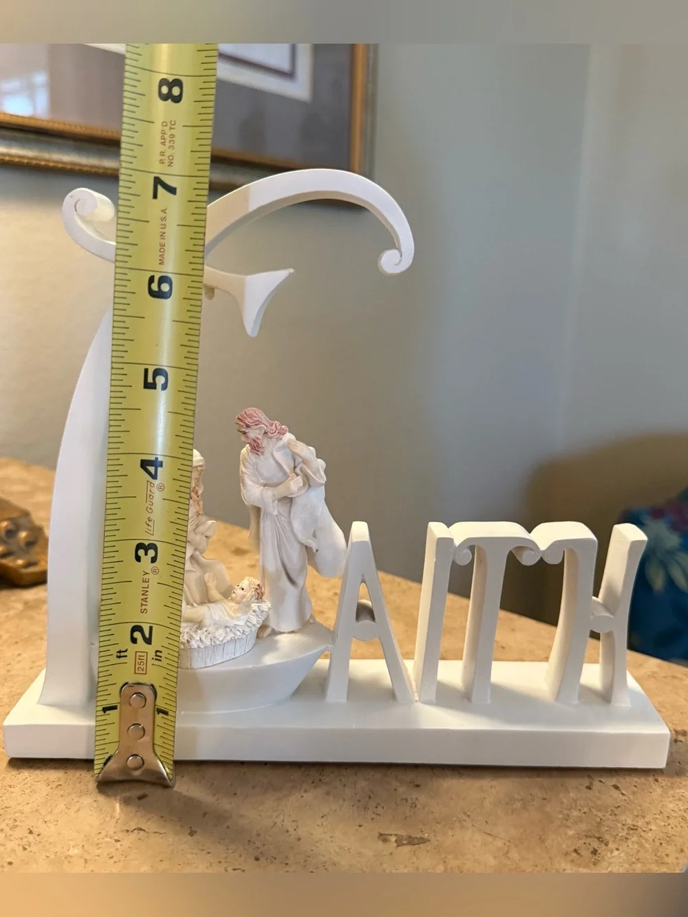 FAITH Nativity Scene Figurine Tabletop/Mantel Decor